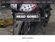 Tablet Screenshot of headgone.net